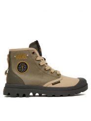 Palladium Trapery Pampa Hawkins Police 94624-308-M Zielony. Zielone trapery damskie Palladium, z materiału, bez obcasa. Za 449.99 zł.