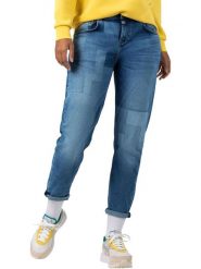 Timezone Dżinsy "Jola" - Regular fit - w kolorze niebieskim rozmiar: W27/L30. Niebieskie jeansy damskie Timezone. Za 114.17 zł.