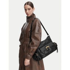 Torebka Liu Jo. Czarne torebki klasyczne damskie Liu Jo, bez wzorów, bez dodatków. Za 679.99 zł.