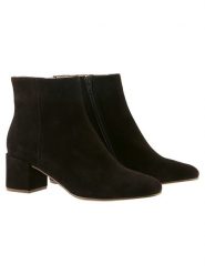 Högl Skórzane botki "Daydream" w kolorze czarnym rozmiar: 38,5. Czarne botki damskie HÖGL, eleganckie, bez obcasa, bez zapięcia. Za 267.92 zł.
