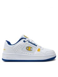 Champion Sneakersy Rebound Summerized Low B Gs S32876-CHA-WW008 Biały. Białe buty sportowe chłopięce CHAMPION, bez wzorów, ze skóry, bez zapięcia. Za 209.99 zł.