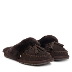 Kapcie EMU Australia. Brązowe kapcie damskie Emu Australia. Za 384.99 zł.