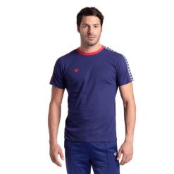 Koszulka męska Arena T-Shirt Team OG. Niebieskie t-shirty męskie Arena, m, bez wzorów, z materiału, bez kołnierzyka. Za 129.00 zł.