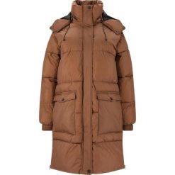 Parka dla kobiet Whistler Amatos. Brązowe parki damskie WHISTLER, bez wzorów, z puchu. Za 354.50 zł.