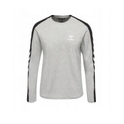 Koszulka z długim rękawem Hummel HML Flint T-Shirt. Szare koszulki męskie z długim rękawem HUMMEL, m, bez wzorów, bez kołnierzyka. Za 77.00 zł.