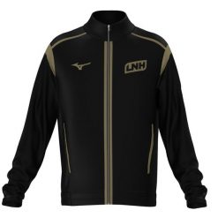 Kurtka z dresu Mizuno StarLigue LNH. Brązowe kurtki męskie Mizuno, bez wzorów, z dresówki, sportowe, bez kaptura. Za 344.00 zł.