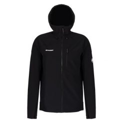 Kurtka softshell męska Mammut Ultimate Comfort SO. Czarne kurtki męskie Mammut, m, bez wzorów, z softshellu, bez kaptura. Za 1,169.99 zł.