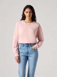 Levi's Bluza w kolorze jasnoróżowym rozmiar: S. Różowe bluzy bez kaptura damskie Levi's, s, z bawełny. Za 135.81 zł.