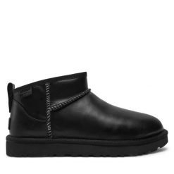 Damskie buty sportowe W CLASSIC ULTRA MINI LTHR REGEN. Czarne buty sportowe na co dzień damskie Ugg, bez wzorów, trekkingowe. Za 814.05 zł.