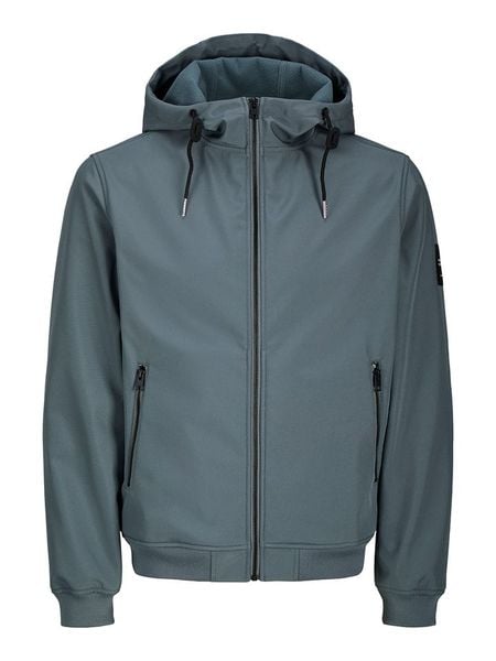 Jack & Jones Kurtka softshellowa w kolorze niebieskoszarym rozmiar: M. Niebieskie kurtki outdoor męskie Jack & Jones, m, bez wzorów, bez kaptura. Za 174.95 zł.