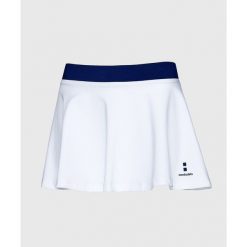 Spódnica Elegancja - Biała. Białe spódniczki damskie NORDICDOTS, s, bez wzorów, z elastanu, sportowe, sportowe. Za 185.00 zł.