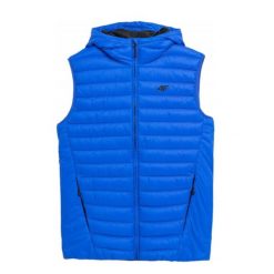 Bezrękawnik Męski 4F. Niebieskie kamizelki męskie 4f, m, z puchu. Za 191.99 zł.