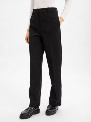 Tommy Hilfiger spodnie materiałowe - Punto Kobiety czarny, 44. Czarne spodnie materiałowe damskie Tommy Hilfiger, bez wzorów, z materiału, eleganckie. Za 429.95 zł.