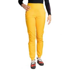 Spodnie wspinaczkowe damskie Session Women. Brązowe spodnie materiałowe damskie WILD COUNTRY, bez wzorów, z bawełny. Za 479.99 zł.