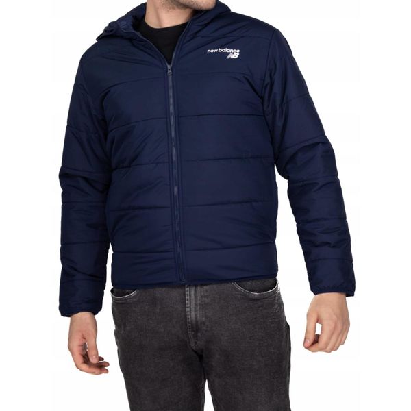Kurtka Męska New Balance. Niebieskie kurtki męskie New Balance, m, bez wzorów, klasyczne, bez kaptura. Za 194.50 zł.