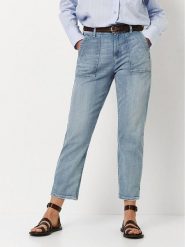 Toni Dżinsy - Relaxed fit - w kolorze błękitnym rozmiar: W38. Niebieskie jeansy damskie Toni, z podwyższonym stanem. Za 173.99 zł.