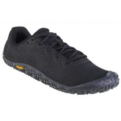 Buty Merrell Vapor Glove 6 Ltr M J067939 czarne. Czarne buty sportowe na co dzień męskie z gumy, bez zapięcia. Za 708.57 zł.