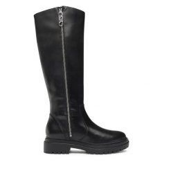 Kozaki MICHAEL Michael Kors. Czarne kozaki damskie MICHAEL Michael Kors, bez obcasa, na płaskiej podeszwie. Za 1,849.00 zł.