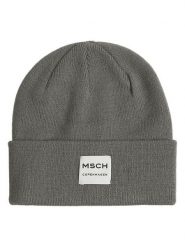 MOSS COPENHAGEN Czapka beanie "Mojo" w kolorze szarym rozmiar: onesize. Szare czapki zimowe damskie MOSS COPENHAGEN, ze skóry. Za 92.64 zł.