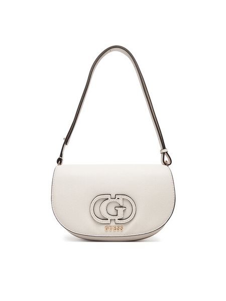 Guess Torebka Calebra HWBG95 36210 Biały. Białe listonoszki damskie Guess, z aplikacjami, ze skóry, bez dodatków. Za 319.99 zł.