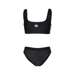 Damski 2-częściowy kostium kąpielowy Arena Icons Bralette Solid. Czarne bikini damskie Arena, bez wzorów. Za 298.50 zł.