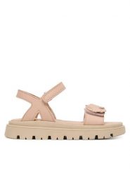 Primigi Sandały 1438033 M Różowy. Czerwone sandały dziewczęce Primigi, ze skóry, bez zapięcia. Za 279.99 zł.