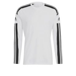 Koszulka męska adidas Squadra 21 Long Sleeve Jersey. Białe koszulki męskie z długim rękawem Adidas, m, z jersey. Za 99.00 zł.