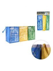 Éco concept planet Torby w kolorze niebieskim, żółtym i zielonym do recyclingu - 80 x 40 x 25 cm rozmiar: onesize. Niebieskie shopper bag damskie éco concept planet, bez wzorów, bez dodatków. Za 43.68 zł.