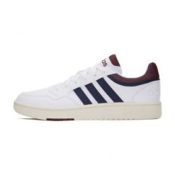 Buty adidas Hoops 3.0 HP7944 białe. Białe buty sportowe na co dzień męskie z gumy, bez zapięcia. Za 386.23 zł.
