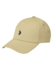 U.S. Polo Assn. Czapka w kolorze beżowym rozmiar: onesize. Brązowe czapki męskie U.S. Polo Assn., bez wzorów, z bawełny, sportowe. Za 74.28 zł.