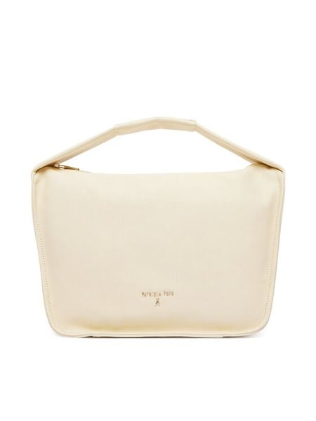 Patrizia Pepe Torebka 8B0314/L177-W405 Écru. Torebki klasyczne damskie Patrizia Pepe, bez wzorów, ze skóry, bez dodatków. Za 1,129.00 zł.