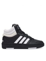 Adidas Sneakersy Hoops Mid Classic Shoes KI1075 Czarny. Czarne buty sportowe chłopięce Adidas, ze skóry, bez zapięcia. Za 219.99 zł.