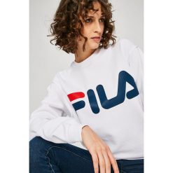 Fila - Bluza. Białe bluzy bez kaptura damskie Fila, l, z bawełny. W wyprzedaży za 169.90 zł.