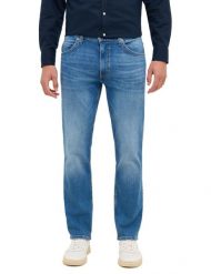Męskie Spodnie Jeansowe Mustang Style Tramper Straight Denim Blue 1016331 5000 582. Niebieskie spodnie materiałowe męskie Mustang, bez wzorów, z denimu. Za 219.99 zł.