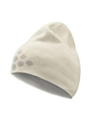 Craft Czapka Adv Nordic Training Merino Logo — wełna merino i akryl. Białe czapki męskie Craft, bez wzorów, z dzianiny. Za 120.76 zł.