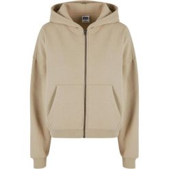 Damska Bluza Z Kapturem Z Pełnym Zamkiem Błyskawicznym. Brązowe bluzy z kapturem damskie Urban Classics, xl. Za 222.99 zł.