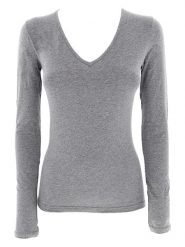 COTONELLA Koszulka w kolorze szarym rozmiar: M. Szare t-shirty damskie Cotonella, m, bez wzorów, bez kołnierzyka. Za 52.17 zł.