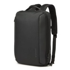 Plecak Wozinsky Premium na laptopa 15,6 cala z paskiem. Czarne plecaki męskie Wozinsky, bez wzorów, z materiału. Za 129.00 zł.