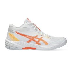 Damskie buty halowe Asics Gel-task MT 4. Białe buty sportowe na co dzień damskie Asics, bez wzorów, z materiału, do piłki ręcznej. Za 428.45 zł.