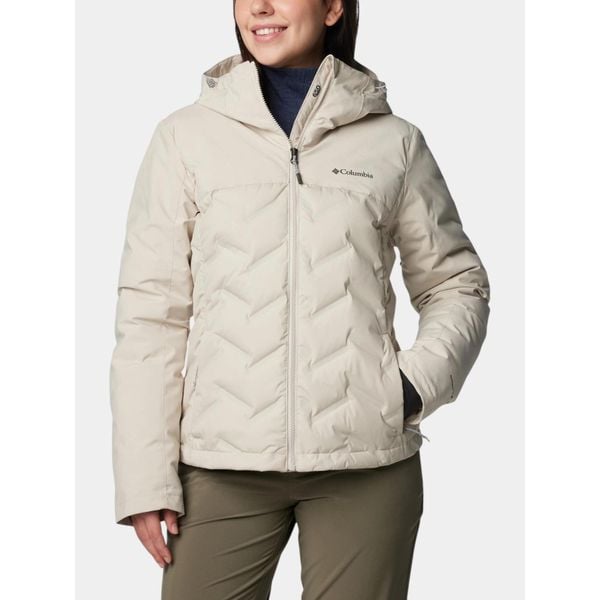 Kurtka Damska Columbia Grand Trek III. Brązowe kurtki damskie Columbia, na zimę, m, bez wzorów, z puchu, bez kaptura. W wyprzedaży za 849.15 zł.