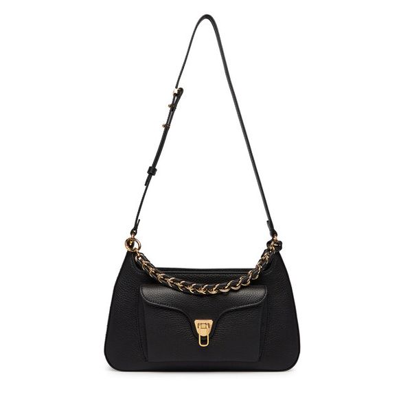 Torebka Coccinelle. Czarne torebki klasyczne damskie Coccinelle, bez wzorów, bez dodatków. Za 1,339.00 zł.