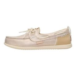 HEYDUDE Damskie Mokasyny Harbor Breeze Lo Classic. Szare mokasyny damskie Hey dude, z materiału. Za 329.00 zł.