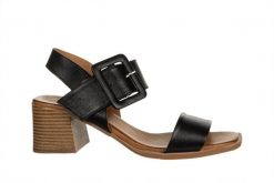 Sandały Bayla-161 191 1034 21201 02 Black 161716, Czarny, Skóra naturalna - 39. Czarne sandały damskie Bayla, bez wzorów, z gumy, bez obcasa, na słupku. W wyprzedaży za 179.10 zł.