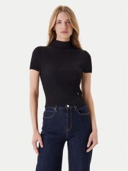 Guess Sweter W5YR04 Z0040 Czarny Regular Fit. Czarne swetry klasyczne damskie Guess, xxl, z wiskozy, bez kołnierzyka. Za 209.99 zł.