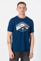 T-SHIRT MĘSKI MUSTANG ALEX C PRINT 1009914 5335. T-shirty męskie Mustang, m, bez wzorów, bez kołnierzyka. Za 69.99 zł.