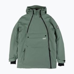 Kurtka snowboardowa męska Colourwear Foil Anorak. Zielone kurtki męskie Colourwear, m, bez wzorów, z elastanu, bez kaptura, snowboardowy. Za 959.99 zł.