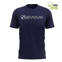 Koszulka Givova Mondo. Niebieskie t-shirty damskie Givova, m, bez wzorów, z bawełny, bez kołnierzyka. Za 66.89 zł.