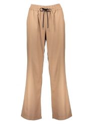 More & More Spodnie w kolorze jasnobrązowym rozmiar: 32. Brązowe spodnie materiałowe damskie MORE & MORE, bez wzorów, z materiału, z podwyższonym stanem. Za 117.73 zł.