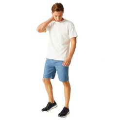 Shorty Męskie Chino Aldan. Fioletowe szorty męskie Regatta, bez wzorów, z bawełny. Za 86.99 zł.