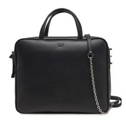 Torebka Weekend Max Mara. Czarne torebki klasyczne damskie Weekend Max Mara, bez wzorów, bez dodatków. Za 1,129.00 zł.